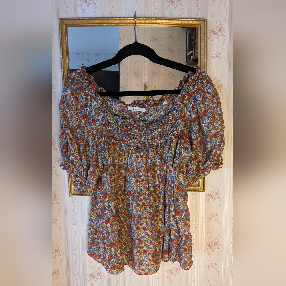 Doen Frances Blouse in Wildflower Meadow